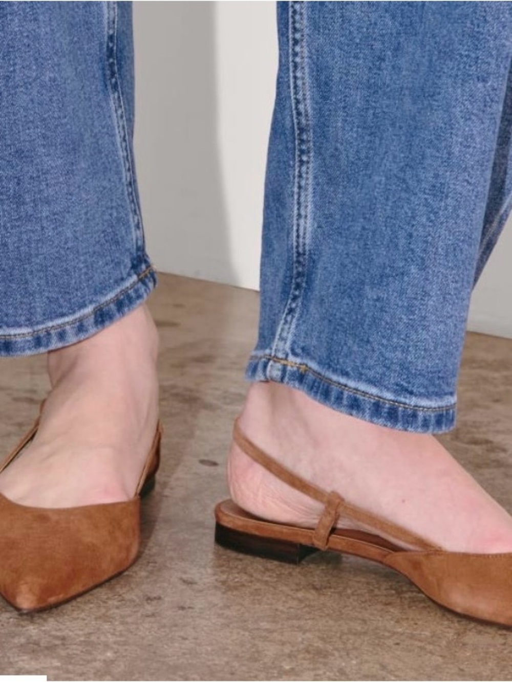 Nwot Everlane The Studio Slingback Flat View 2